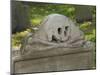 Skull and Crossbones on a Gravestone in the Old Granary Burying Ground, Boston, Massachusetts-null-Mounted Photographic Print