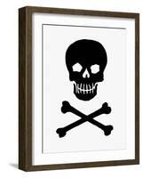 Skull and Crossbones-null-Framed Giclee Print