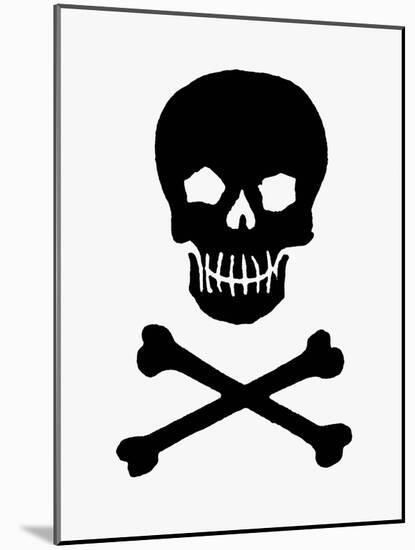 Skull and Crossbones-null-Mounted Giclee Print