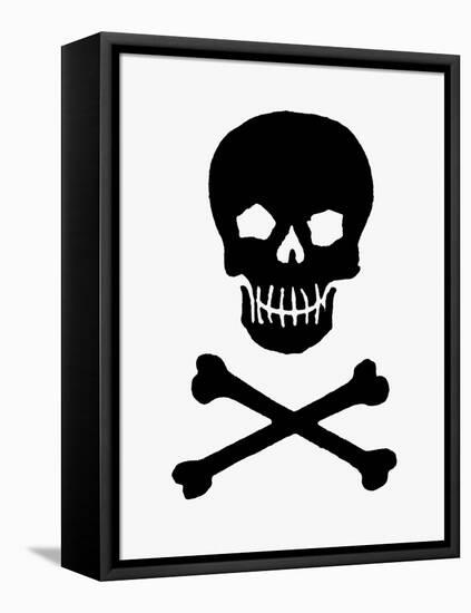 Skull and Crossbones-null-Framed Stretched Canvas