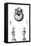 Skull and Foetus Skeletons-null-Framed Stretched Canvas