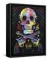 Skull and Guns-Dean Russo-Framed Stretched Canvas