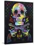 Skull and Guns-Dean Russo-Stretched Canvas