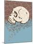 Skull and Roses-artplay-Mounted Art Print