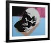 Skull, c.1976 (White on Blue and Pink)-Andy Warhol-Framed Giclee Print