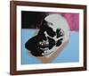 Skull, c.1976 (White on Blue and Pink)-Andy Warhol-Framed Giclee Print