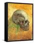 Skull in Profile, 1887-Vincent van Gogh-Framed Stretched Canvas