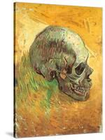 Skull in Profile, 1887-Vincent van Gogh-Stretched Canvas