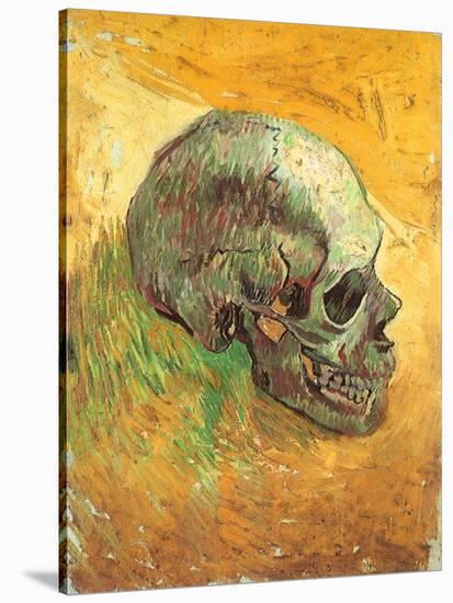 Skull in Profile, 1887-Vincent van Gogh-Stretched Canvas