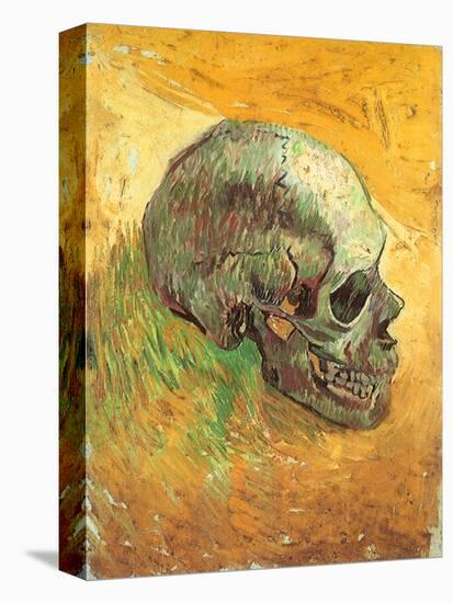 Skull in Profile, 1887-Vincent van Gogh-Stretched Canvas