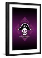 Skull in Purple-Ikuko Kowada-Framed Giclee Print