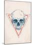 Skull in Triangle No. 2-Balazs Solti-Mounted Art Print