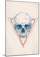 Skull in Triangle No. 2-Balazs Solti-Mounted Art Print