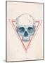 Skull in Triangle No. 2-Balazs Solti-Mounted Art Print