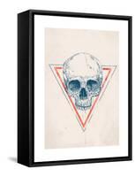Skull in Triangle No. 2-Balazs Solti-Framed Stretched Canvas