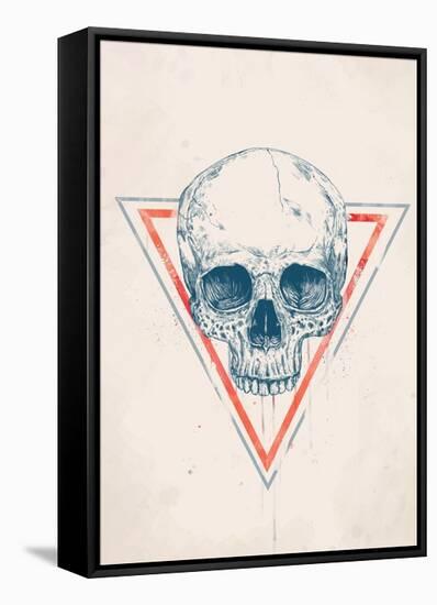 Skull in Triangle No. 2-Balazs Solti-Framed Stretched Canvas