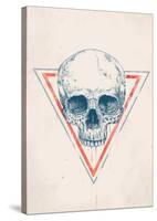 Skull in Triangle No. 2-Balazs Solti-Stretched Canvas