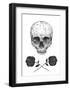 Skull N Roses-Balazs Solti-Framed Art Print