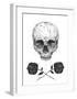 Skull N Roses-Balazs Solti-Framed Art Print