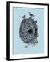 Skull Nest-Rachel Caldwell-Framed Art Print