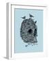 Skull Nest-Rachel Caldwell-Framed Art Print