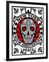 Skull New York Fun Man T Shirt Graphic Design-emeget-Framed Art Print