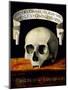 Skull of a Man - Memento Mori-Andrea Previtali-Mounted Giclee Print