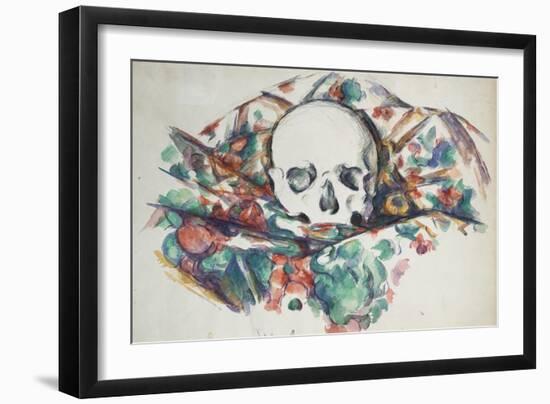 Skull on a Curtain, Circa 1902-1906-Joseph Bail-Framed Giclee Print