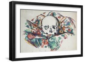 Skull on a Curtain, Circa 1902-1906-Joseph Bail-Framed Giclee Print