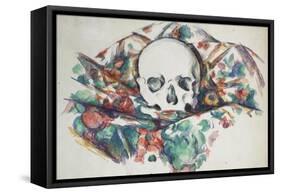 Skull on a Curtain, Circa 1902-1906-Joseph Bail-Framed Stretched Canvas