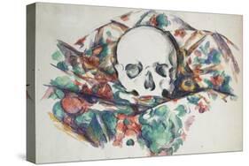 Skull on a Curtain, Circa 1902-1906-Joseph Bail-Stretched Canvas