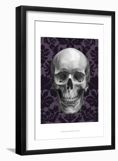 Skull on Damask-Ethan Harper-Framed Art Print