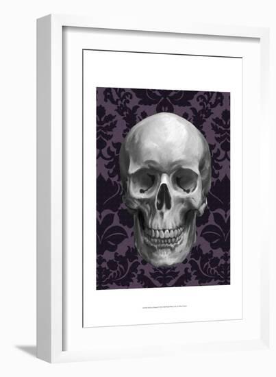 Skull on Damask-Ethan Harper-Framed Art Print