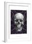 Skull on Damask-Ethan Harper-Framed Art Print