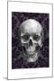 Skull on Damask-Ethan Harper-Mounted Art Print