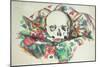 Skull on Drapery, C.1902-06-Paul C?zanne-Mounted Giclee Print