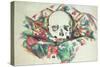 Skull on Drapery, C.1902-06-Paul C?zanne-Stretched Canvas