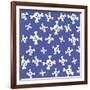 Skull Pattern Blue-Erin Clark-Framed Giclee Print