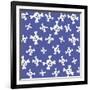 Skull Pattern Blue-Erin Clark-Framed Giclee Print