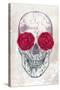 Skull & Roses-Rachel Caldwell-Stretched Canvas