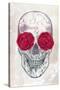 Skull & Roses-Rachel Caldwell-Stretched Canvas