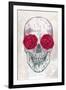 Skull & Roses-Rachel Caldwell-Framed Art Print