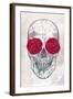 Skull & Roses-Rachel Caldwell-Framed Art Print