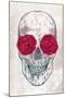 Skull & Roses-Rachel Caldwell-Mounted Art Print