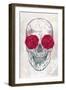 Skull & Roses-Rachel Caldwell-Framed Art Print