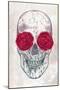 Skull & Roses-Rachel Caldwell-Mounted Art Print