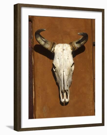 Skull, Santa Fe, NM-null-Framed Premium Photographic Print