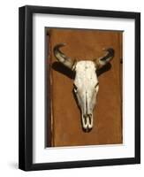 Skull, Santa Fe, NM-null-Framed Premium Photographic Print