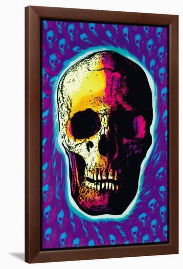 Skull Trip-null-Framed Blacklight Poster