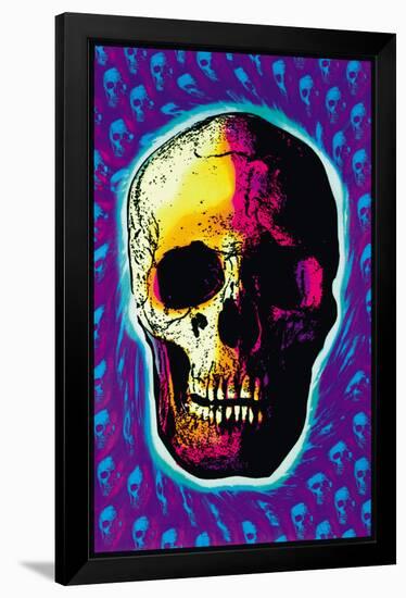 Skull Trip-null-Framed Blacklight Poster